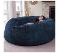Poltrone a sacco extra large per adulti, poltrone a sacco da 5 piedi senza imbottitura inclusa, morbide e comode, poltrone per il tempo libero adatte per camera da letto e dormitorio con bal