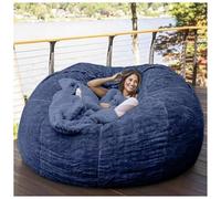 Poltrone a sacco extra large per adulti, poltrone a sacco da 5 piedi senza imbottitura inclusa, morbide e comode, poltrone per il tempo libero adatte per camera da letto e dormitorio con bal