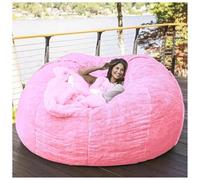 Poltrone a sacco extra large per adulti, poltrone a sacco da 5 piedi senza imbottitura inclusa, morbide e comode, poltrone per il tempo libero adatte per camera da letto e dormitorio con bal