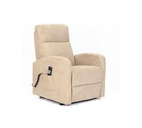 POLTRONE ITALIA Chan el 2 motori Poltrona Alzapersona reclinabile Detraibile 19% 2 ruote seduta micromolle schienale fiocco poltrone elettriche poltrone relax Cammello