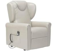 POLTRONE ITALIA Barbara 2 motori Pelle Poltrona elettrica Alzapersona Detraibile 19% Roller System seduta micromolle poltrone per anziani poltrona relax Beige