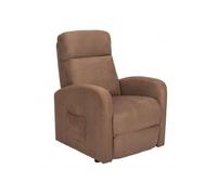 POLTRONE ITALIA Poltrona Alzapersona relax reclinazione elettrica poltrona per anziani soggiorno elevabile Detraibile 19% microfibra Marrone