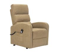 POLTRONE ITALIA Jessica 2 | DETRAZIONE 19% | Poltrona Relax Alzapersona Reclinazione Indipendente con 2 Motori, Micromolle, Microfibra | Cammello