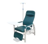 Poltrone Reclinabili Per Sala D'Attesa, Poltrona Per Flebotomia, Poltrone Reclinabili Per Sala D'Attesa Con Tavolino E Asta Portaflebo, Per Cliniche E Laboratori(Green)