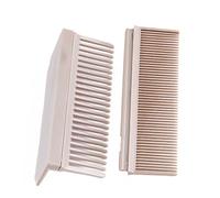 Poludatly Pettine lisciante per capelli, pettine in fibra di nylon, clip di fissaggio in ferro, accessorio per raddrizzare i capelli