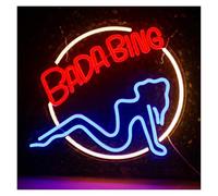 Polvane Insegna al neon Bada per Bing Girl per insegne al per neon Bar Home Art Red per per