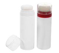 Polvere Box con Puff Travel Empty Powder Puff Bottle Multi-Purpose Dry Powder Bottle Perfect for Business Trips Home Work Area and Travel Convenient Cosmetic Storage and Application Solution