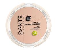 Sante Naturkosmetik Trucco del viso Foundation & Powder Natural Compact Powder No. 01 Cool Ivory 9 g