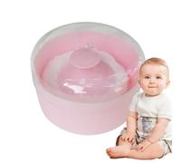 Polvere Corpo Neonato Contenitore con Piumino - Piumino Spolvero Corpo,Custodia Per Spugna Per Nuovi Genitori Baby Sitter Infermieri Pediatrici Del Bagno Viaggio Assistenti Casa