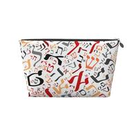 Polvere creativa dell'alfabeto ebraico, Borsa da toilette Borsa per trucco Borsa per cosmetici Borsa da toilette da viaggio portatile