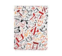 Polvere creativa dell'alfabeto ebraico, Custodia per laptop in pelle PU, borsa per notebook, custodia per laptop, custodia per tablet