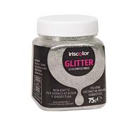 Polvere decorativa Bio Glitter Iriscolor 75 g argento Argento