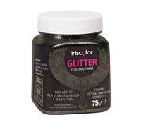 Polvere decorativa Bio Glitter Iriscolor 75 g nero Nero