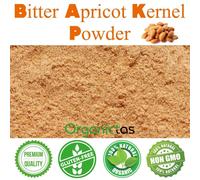 POLVERE di albicocca amara cruda (semi, nocciolo, fossa, pietra, nucleo)...