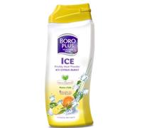 Polvere di calore spinoso Icy Citrus Blast | Ayurvedico | con Neem e Tulsi | Sollievo dal calore pungente | Protezione dalle eruzioni cutanee | Assorbe il sudore | Raffredda e calma la pelle | Azione