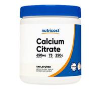 Polvere Di Citrato Di Calcio 250 Grammi Di Nutricost