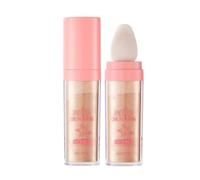 Polvere di Fata Magica - Glitter Stick 3-in-1 per Illuminare Viso e Corpo, Highlighter con Effetto 3D e Formula Lunga Tenuta (#Oro marrone, 9g)