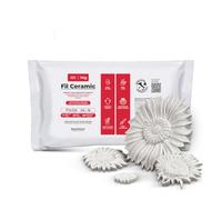 Polvere di Gesso atossica da Colare, Asciuga all’Aria, Gesso Ceramico Inodore, per Uso Hobbistico e Progetti Creativi, Bianco, Fai da Te (1 kg)