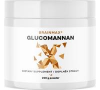 Polvere di glucomannano BrainMax, 200 g Glucomannano da radice di Konjac, 100 porzioni, integratore alimentare