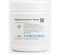 Polvere di magnesio <40μm, 250 g, per laboratorio e arma da fuoco di sopravvivenza