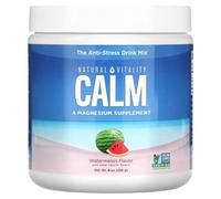 Miscela per bevanda rilassante Natural Vitality Calm Magnesium, magnesio, anguria, 226 g