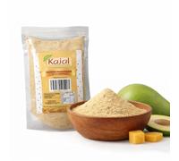 Polvere di mango essiccato (Amchur) 2 x 100 g - 100% | Spezia fruttata e aspra per la cucina indiana, chutney, curry e snack | Ideale per Dal, Chutney, Samosa mit Kajal Sticker