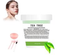Polvere di Maschera Gelatina per Trattamenti Viso, Idratante e Nutriente, Maschera Peel-Off in Gel per il Viso, Maschera in Gelatina per la Cura della Pelle(Tea Tree)