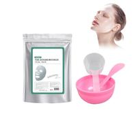 Polvere Di Perla per Maschera Viso Biologica E Naturale - 1000g Con Accessori - Maschera Viso Fai Da Te Antiossidante, Detergente Profondo, Riduce I Pori, Antirughe Crystal Soft Film Powder