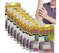 Polvere di prurito - battute pratiche prurito polveri | Imprudo Powderr Gag Prank | 10 pezzi creativi giocattoli per Prankk Creative | Funny Gagg Prop per adulti e bambini | Set di trucchi per scherzi