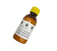 Polvere di purificazione dell'oro ad alta purezza Soluzione professionale per la raffinazione dei metalli Bottiglia da 100 g o 450 g per l'elaborazione sicura in laboratorio in polvere di raffinazione