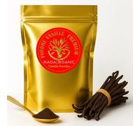 Polvere di vaniglia non esaurita, condimento naturale