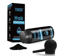 Polvere Fibre Capelli, Polvere Capelli Ugello, polvere volumizzante capelli Uomo e Donna, Aggiunge volume Immediato(Nero)