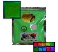 Polvere fluorescente. Visibile al buio con luce a neon o UV, 10 colori. 25g GREEN
