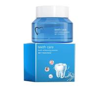 Polvere for la Pulizia Dei Denti, Pulisce Delicatamente le Superfici, Ripristina la Lucentezza Dei Denti, Riduce Il Fastidio Alle Gengive, Rimuove le Macchie(2pcs)