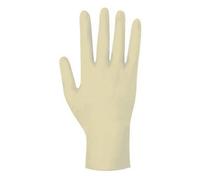 Polvere -guanti in lattice senza uso per uso monouso bianco m - 5 paia