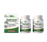 Polvere per ascelle secche 24 ore, 50 g di polvere vegetale senza talco, freschezza e comfort a lunga durata, blocca efficacemente il sudore e deodora, delicata sulla pelle