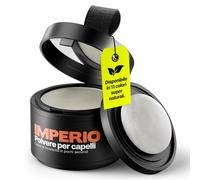 Polvere per capelli IMPERIO - Correttore per infoltimento capelli per donna e uomo, mascara per capelli waterproof per nascondere la ricrescita - 4g (grigio)