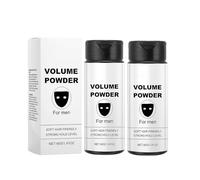 Polvere per capelli per uomini, naturale per volume e consistenza, facile da applicare, forte tenuta senza residui, stile maschile tutto il giorno, per acconciature da uomo (40 G, 2 pezzi)