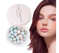 Polvere per il viso, sfusa, spolverino per il viso, evidenziatore, cosmetico, pallone per la finitura - delicato e durevole, ad alta definizione, per moglie e fidanzata