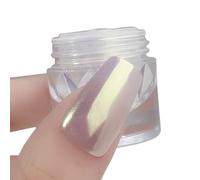 Polvere per unghie che sfregano brillano il pigmento fine della decorazione di nozze manicure per le donne