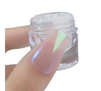 Polvere per unghie che sfregano brillano il pigmento fine della decorazione di nozze manicure per le donne