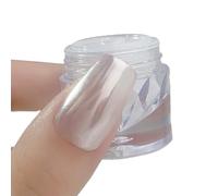 Polvere per unghie che sfregano brillano il pigmento fine della decorazione di nozze manicure per le donne
