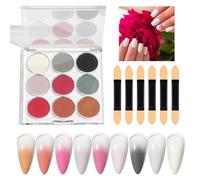 Polvere per unghie cromata | Finitura a specchio lucida - effetto cromato - glitter brillanti in polvere decorativa arte sfumata fai da te per Pasqua Halloween Natale