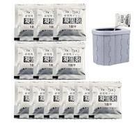Polvere portatile per WC, 12 pezzi, gel per WC da campeggio, confezione individuale, coagulante per esterni, polvere di gel assorbente per WC, strumenti per la cacca all'aperto, trattamento dei
