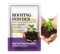 Polvere Radicante per Talee - 35g Assorbimento Rapido Nutriente Stimolante Radici,Concime per Rinvaso di Piante - per Agrumi, Ortaggi, Piante Grasse, Ortensie, Alberi da Frutto, Fiori