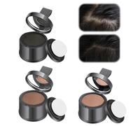 Polvere Ritocchi alle Radici Hair Line Powder Polvere Impermeabile per Infoltire i Capelli Polvere Capelli Polvere Attaccatura dei Capelli Hair Line Powder Donne Uomini(nero、marrone chiaro、marrone)