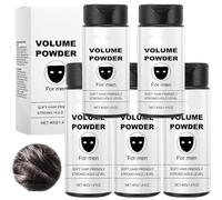Polvere Volumizzante Capelli,Cera in Polvere per Capelli Uomo,Polvere per Texture,Black Mask Facile Da Applicare,Polvere per Capelli da Uomo,Aggiunge Volume ai Capelli,Tenuta Durat (40g, 5pc)