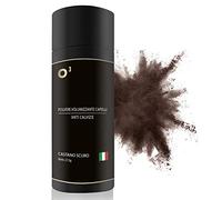 Polvere Volumizzante Capelli, UNISEX - 27.5gr CASTANO SCURO - Polvere di Cheratina PREMIUM - Fibre Densificante per Capelli, barba - Ottimo per uomo et donna