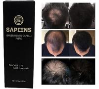 Polvere Volumizzante per Capelli 27.5 g - Fibre di Cheratina per Coprire la Caduta, la Calvizie e i Capelli Diradati - Uomo e Donna - Hair Fibers per Calvizie e Alopecia - 100% natural (Nero)