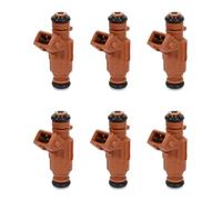 Polverizzatore Iniettore Per Mercedes Per Benz CLK320 3.2L V6 2003 CLK500 5.0L V8 2003-2006 Ugelli Degli Iniettori Carburante 6X 0280156016 A1130780249